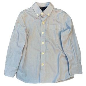 Gap Kids Classic Blue Button Down Shirt - Size S (6-7 years)